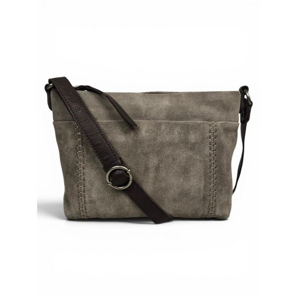 The Sak Melrose Mushroom Suede Whipstitch Crossbody Bag